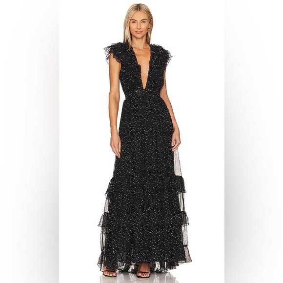 Sabina Musayev Salma Gown in Black Size XS - Picture 1 of 6